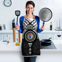 Cook Islands Manta Ray Apron Kuki Airani Tattoo Black Color LT14 - Polynesian Pride
