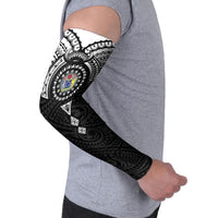 Cook Islands Manta Ray Arm Sleeves Kuki Airani Tattoo Black Color LT14 - Polynesian Pride