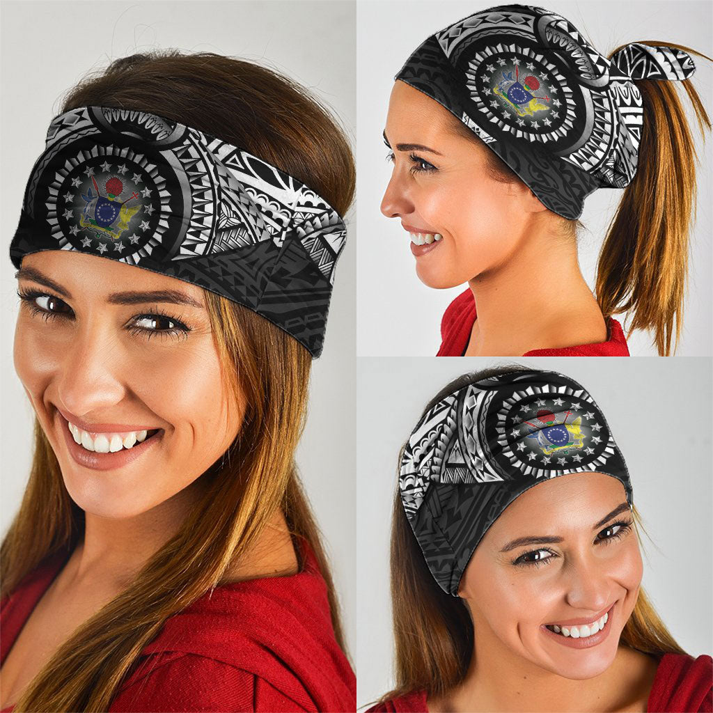 Cook Islands Manta Ray Neck Gaiter Kuki Airani Tattoo Black Color LT14 - Polynesian Pride
