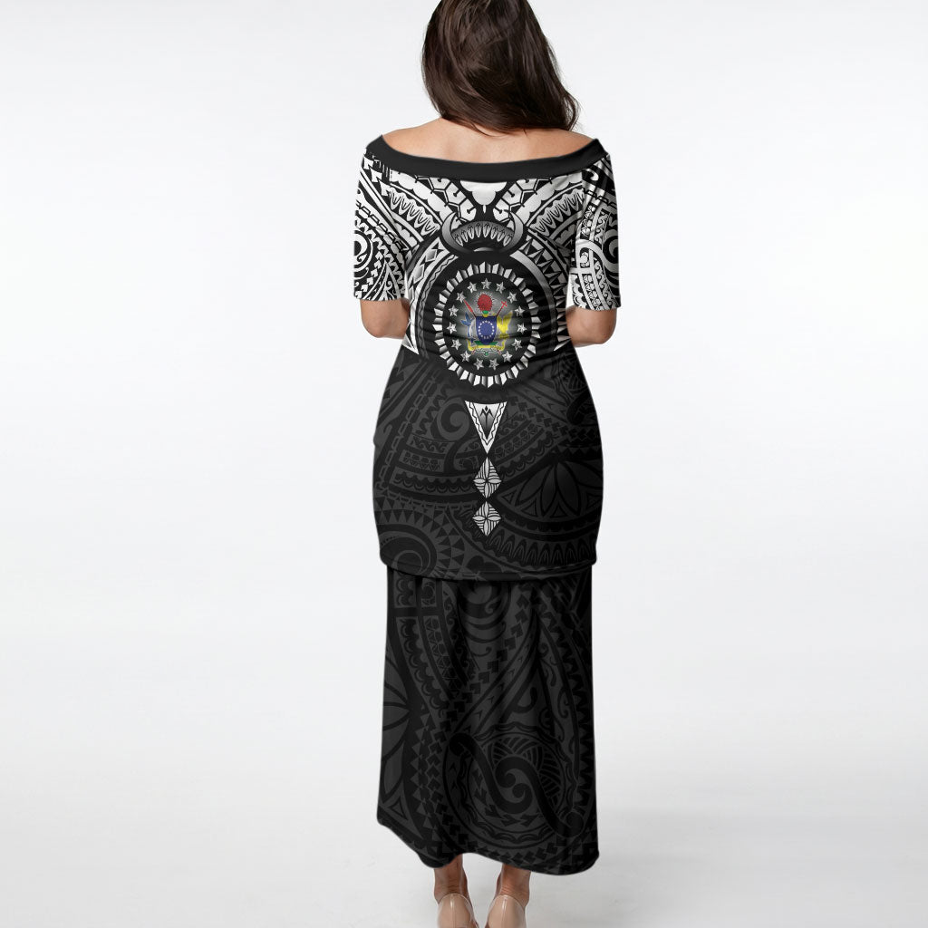 Cook Islands Manta Ray Puletasi Kuki Airani Tattoo Black Color LT14 - Polynesian Pride