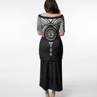 Cook Islands Manta Ray Puletasi Kuki Airani Tattoo Black Color LT14 - Polynesian Pride