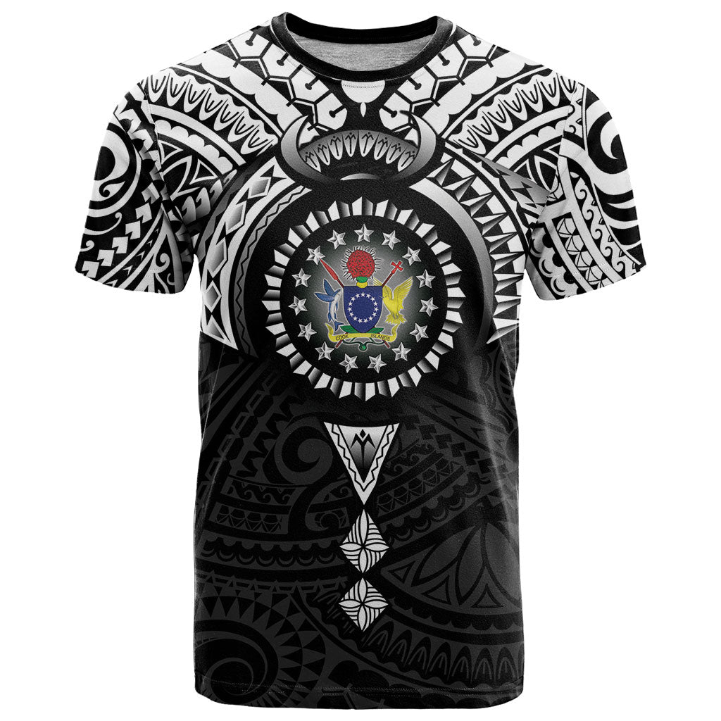 Cook Islands Manta Ray T Shirt Kuki Airani Tattoo Black Color