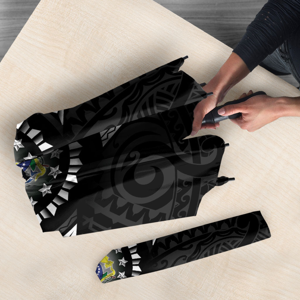 Cook Islands Manta Ray Umbrella Kuki Airani Tattoo Black Color LT14 - Polynesian Pride