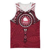 Personalised Cook Islands Mangaia Basketball Jersey Map With Kuki Airani Manta Ray Tattoo LT14 Unisex Maroon - Polynesian Pride