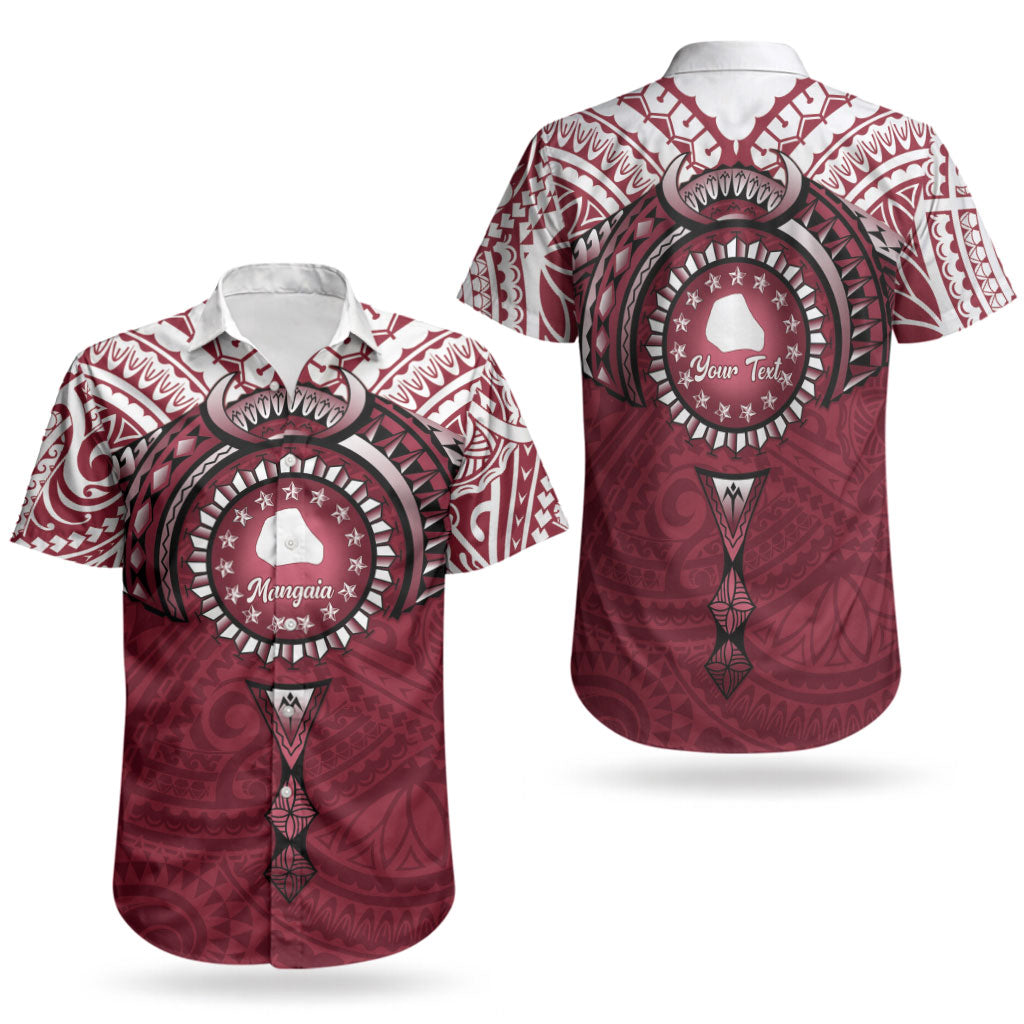Personalised Cook Islands Mangaia Couples Matching Summer Maxi Dress and Hawaiian Shirt Map With Kuki Airani Manta Ray Tattoo LT14 - Polynesian Pride