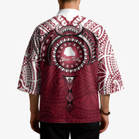 Personalised Cook Islands Mangaia Kimono Map With Kuki Airani Manta Ray Tattoo LT14 - Polynesian Pride