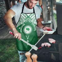 Personalised Cook Islands Rarotonga Apron Map With Kuki Airani Manta Ray Tattoo LT14 - Polynesian Pride