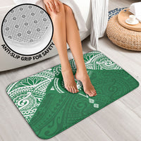 Personalised Cook Islands Rarotonga Bathroom Set Map With Kuki Airani Manta Ray Tattoo LT14 - Polynesian Pride