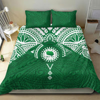 Personalised Cook Islands Rarotonga Bedding Set Map With Kuki Airani Manta Ray Tattoo LT14 - Polynesian Pride