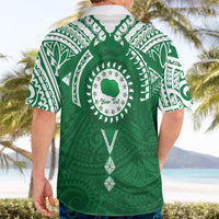 Personalised Cook Islands Rarotonga Hawaiian Shirt Map With Kuki Airani Manta Ray Tattoo LT14 - Polynesian Pride