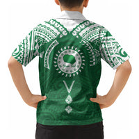 Personalised Cook Islands Rarotonga Hawaiian Shirt Map With Kuki Airani Manta Ray Tattoo LT14 - Polynesian Pride