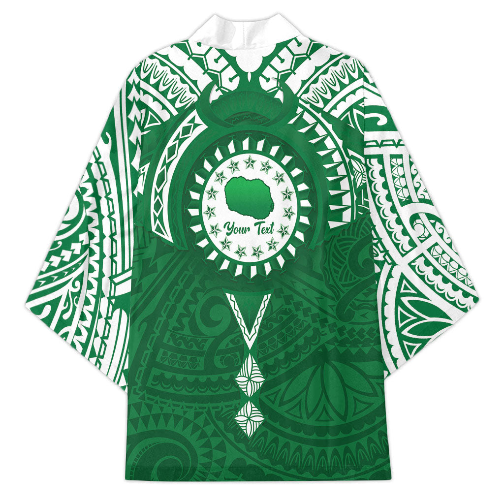 Personalised Cook Islands Rarotonga Kimono Map With Kuki Airani Manta Ray Tattoo LT14 - Polynesian Pride