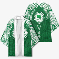 Personalised Cook Islands Rarotonga Kimono Map With Kuki Airani Manta Ray Tattoo LT14 - Polynesian Pride