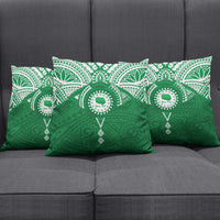 Personalised Cook Islands Rarotonga Pillow Cover Map With Kuki Airani Manta Ray Tattoo LT14 - Polynesian Pride