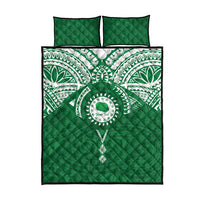 Personalised Cook Islands Rarotonga Quilt Bed Set Map With Kuki Airani Manta Ray Tattoo LT14 - Polynesian Pride