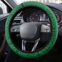 Cook Islands Rarotonga Steering Wheel Cover Map With Kuki Airani Manta Ray Tattoo LT14 - Polynesian Pride