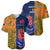 France And Australia Rugby Baseball Jersey 2023 World Cup Le Bleus Wallabies Together LT14 - Polynesian Pride