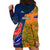 France And Australia Rugby Hoodie Dress 2023 World Cup Le Bleus Wallabies Together LT14 - Polynesian Pride