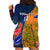 Custom France And Australia Rugby Hoodie Dress 2023 World Cup Le Bleus Wallabies Together LT14 - Polynesian Pride