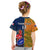 Custom France And Australia Rugby Kid T Shirt 2023 World Cup Le Bleus Wallabies Together LT14 - Polynesian Pride