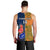 Custom France And Australia Rugby Men Tank Top 2023 World Cup Le Bleus Wallabies Together LT14 - Polynesian Pride