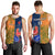 Custom France And Australia Rugby Men Tank Top 2023 World Cup Le Bleus Wallabies Together LT14 - Polynesian Pride