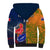 Custom France And Australia Rugby Sherpa Hoodie 2023 World Cup Le Bleus Wallabies Together LT14 - Polynesian Pride