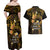 Polynesia Suicide Prevention Awareness Couples Matching Off Shoulder Maxi Dress and Hawaiian Shirt Your Life Is Worth Living For Polynesian Gold Pattern LT14 - Polynesian Pride