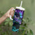 Polynesia Suicide Prevention Awareness Tumbler With Handle Your Life Is Worth Living For Polynesian Purple Pattern