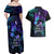 Polynesia Suicide Prevention Awareness Couples Matching Off Shoulder Maxi Dress and Hawaiian Shirt Your Life Is Worth Living For Polynesian Blue Pattern LT14 - Polynesian Pride