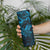 New Zealand Tuatara Skinny Tumbler Aotearoa Maori Clematis Flowers - Blue