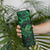 New Zealand Tuatara Skinny Tumbler Aotearoa Maori Clematis Flowers - Green