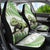 Green New Zealand Tuatara Car Seat Cover Aotearoa Sphenodon Punctatus Silver Fern