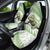 Green New Zealand Tuatara Car Seat Cover Aotearoa Sphenodon Punctatus Silver Fern