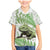 Green New Zealand Tuatara Family Matching Mermaid Dress and Hawaiian Shirt Aotearoa Sphenodon Punctatus Silver Fern