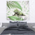 Green New Zealand Tuatara Tapestry Aotearoa Sphenodon Punctatus Silver Fern