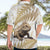 Gold New Zealand Tuatara Hawaiian Shirt Aotearoa Sphenodon Punctatus Silver Fern