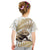 Gold New Zealand Tuatara Kid T Shirt Aotearoa Sphenodon Punctatus Silver Fern