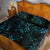 New Zealand Skink Quilt Bed Set Aotearoa Maori Mix Paua Shell