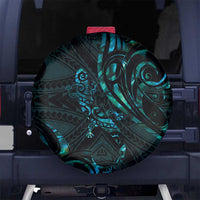 New Zealand Skink Spare Tire Cover Aotearoa Maori Mix Paua Shell LT14 - Polynesian Pride