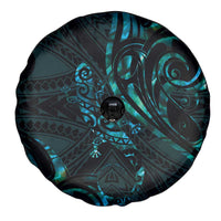 New Zealand Skink Spare Tire Cover Aotearoa Maori Mix Paua Shell LT14 - Polynesian Pride