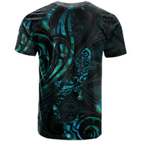 New Zealand Skink T Shirt Aotearoa Maori Mix Paua Shell LT14 - Polynesian Pride