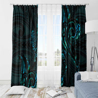 New Zealand Skink Window Curtain Aotearoa Maori Mix Paua Shell LT14 - Polynesian Pride