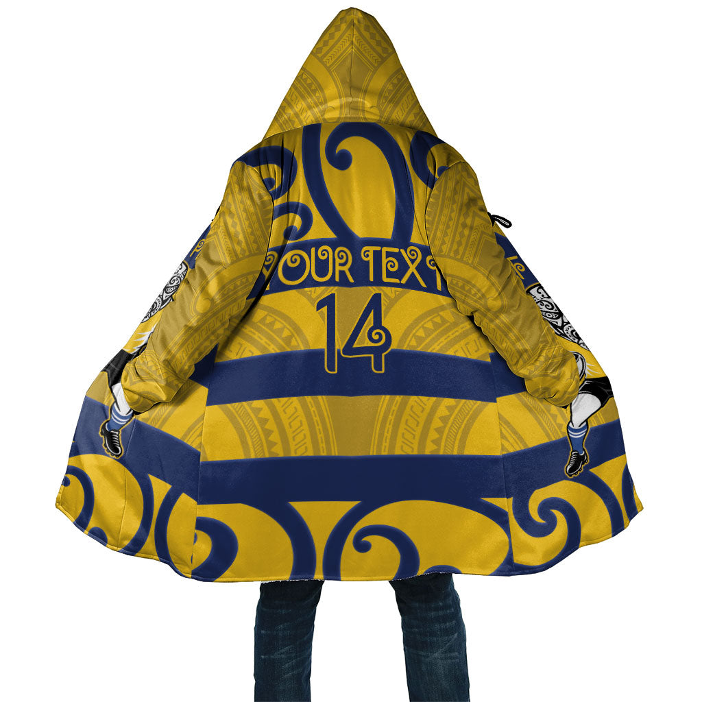 Bay of Plenty Custom Rugby New Zealand Cloak Aotearoa Maori Pukana Tiki Mascot