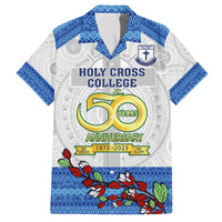 fiji-holy-cross-college-family-matching-long-sleeve-bodycon-dress-and-hawaiian-shirt-happy-50th-anniversary-fijian-tagimoucia-tapa-pattern