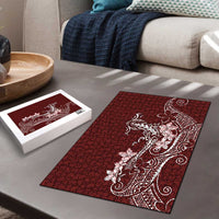 Oxblood Hawaii Puzzle Hammerhead Shark Tattoo Curve Polynesian - Polynesian Pride