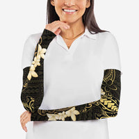 Black and Gold Hawaii Arm Sleeves Hammerhead Shark Tattoo Curve Polynesian LT14 - Polynesian Pride