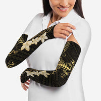 Black and Gold Hawaii Arm Sleeves Hammerhead Shark Tattoo Curve Polynesian LT14 - Polynesian Pride