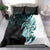 Proud Aotearoa Bedding Set Maori Silver Fern Mix Paua Shell Pattern