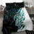 Proud Aotearoa Bedding Set Maori Silver Fern Mix Paua Shell Pattern